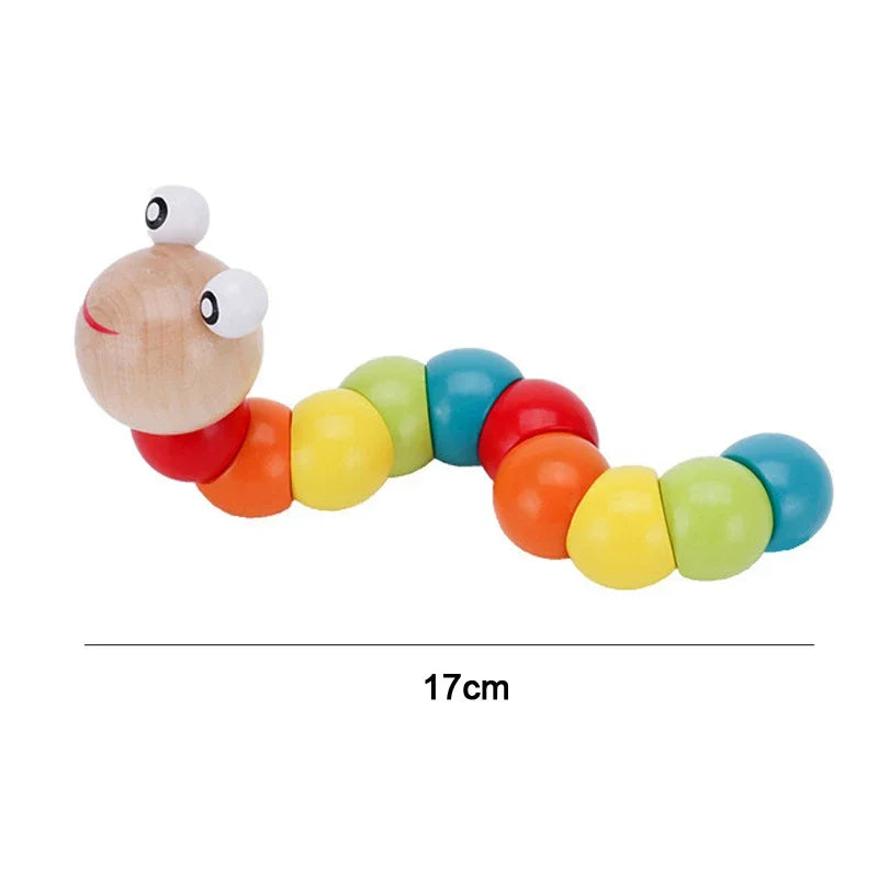 Baby Educational Toy Montessori Wooden 3D Toys Childhood Learning Kids Baby Colorful Wooden Blocks For Children Christmas Gift